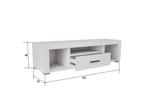 176 cm széles tv állvány méretezve