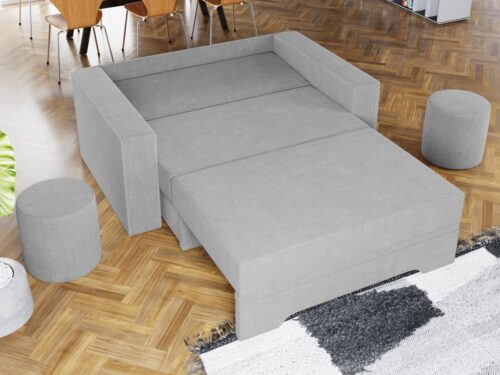 130 cm széles fekvőfelületű kanapé kinyitva