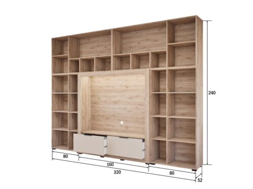 Kitti szekrénysor méretezve