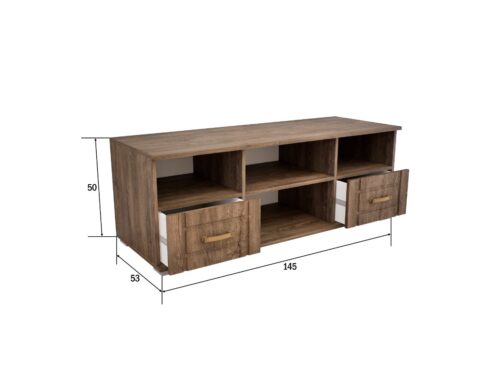 145 cm széles tv állvány méretezve